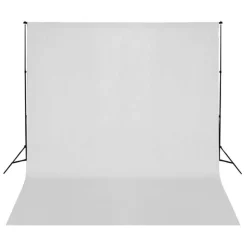 vidaXL Kit de studio photo avec éclairage toile de fond et réflecteur