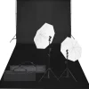 vidaXL Kit de studio photo avec éclairage et toile de fond