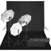 Appareils Photo-vidaXL Kit de studio photo avec éclairage et toile de fond