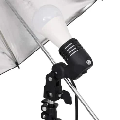 vidaXL Kit de studio photo avec éclairage toile de fond et réflecteur