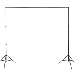 Appareils Photo-vidaXL Kit de studio photo 5 toiles de fond colorées et 2 ombrelles