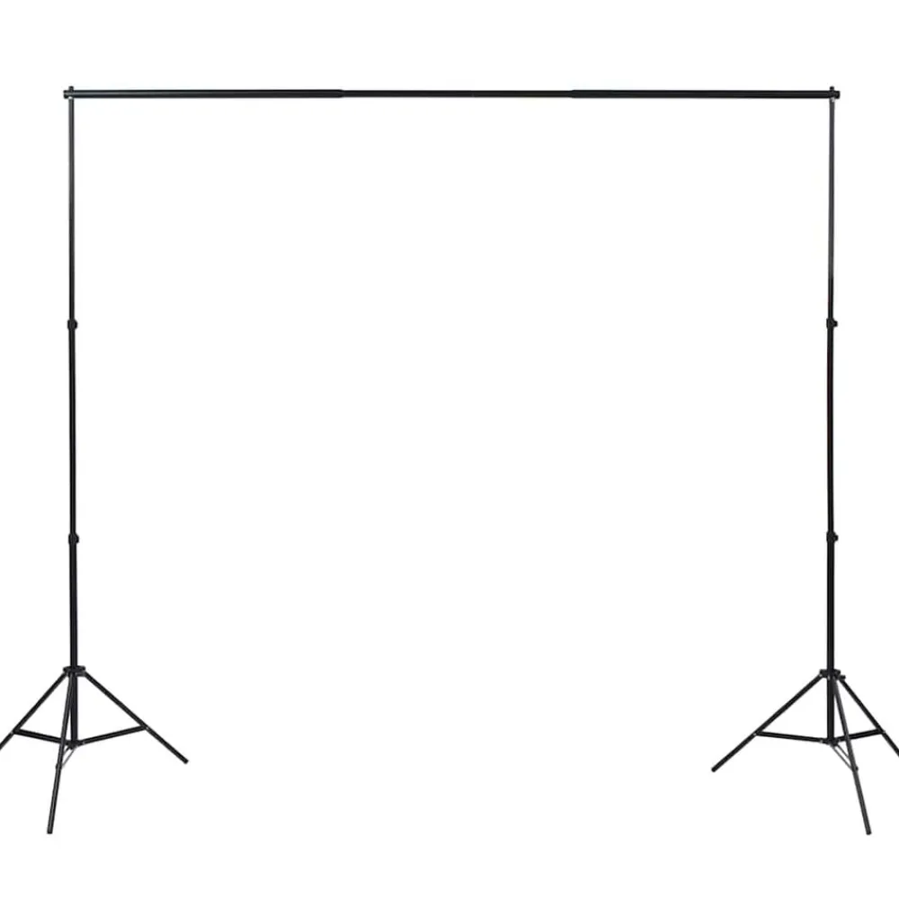 Appareils Photo-vidaXL Kit de studio photo 5 toiles de fond colorées et 2 ombrelles