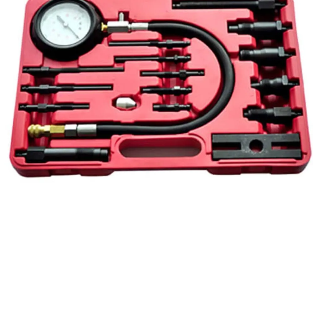 vidaXL Kit de testeur de compression de moteur diesel 17 pcs