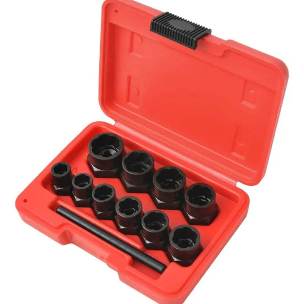 Equipement & Outils De Garage-vidaXL Kit d'extracteur de boulons/d'écrous endommagés Acier 11 pcs
