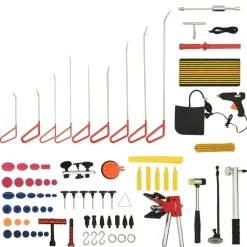 vidaXL Kit d'outils de débosselage sans peinture 76 pcs