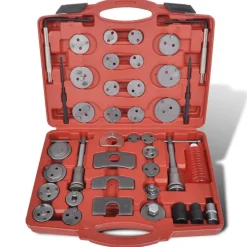 vidaXL Kit d'outils de filetage de piston d'étrier 40 pcs