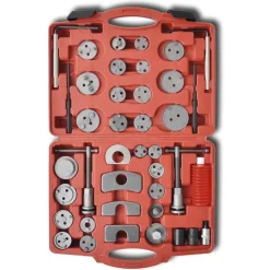 vidaXL Kit d'outils de filetage de piston d'étrier 40 pcs