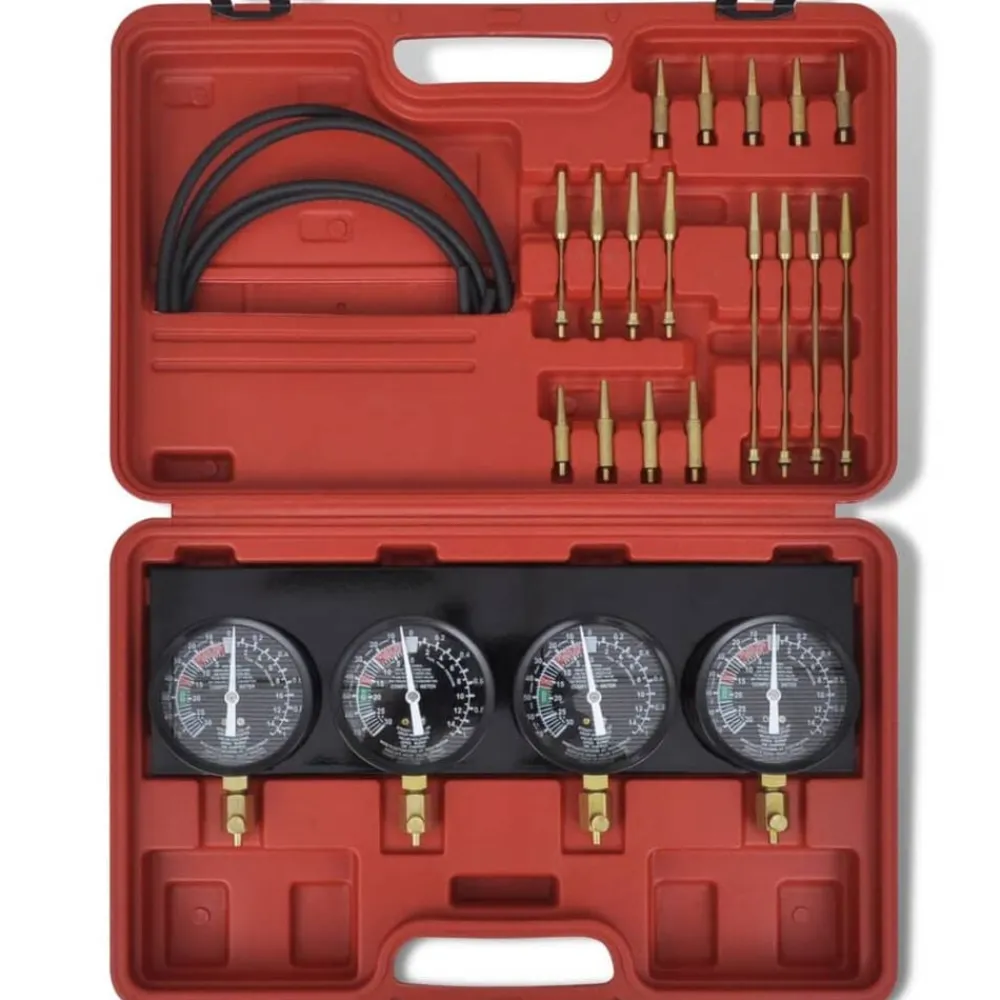 Equipement & Outils De Garage-vidaXL Kit d'outils de jauges de synchroniseur de vide de carburateur