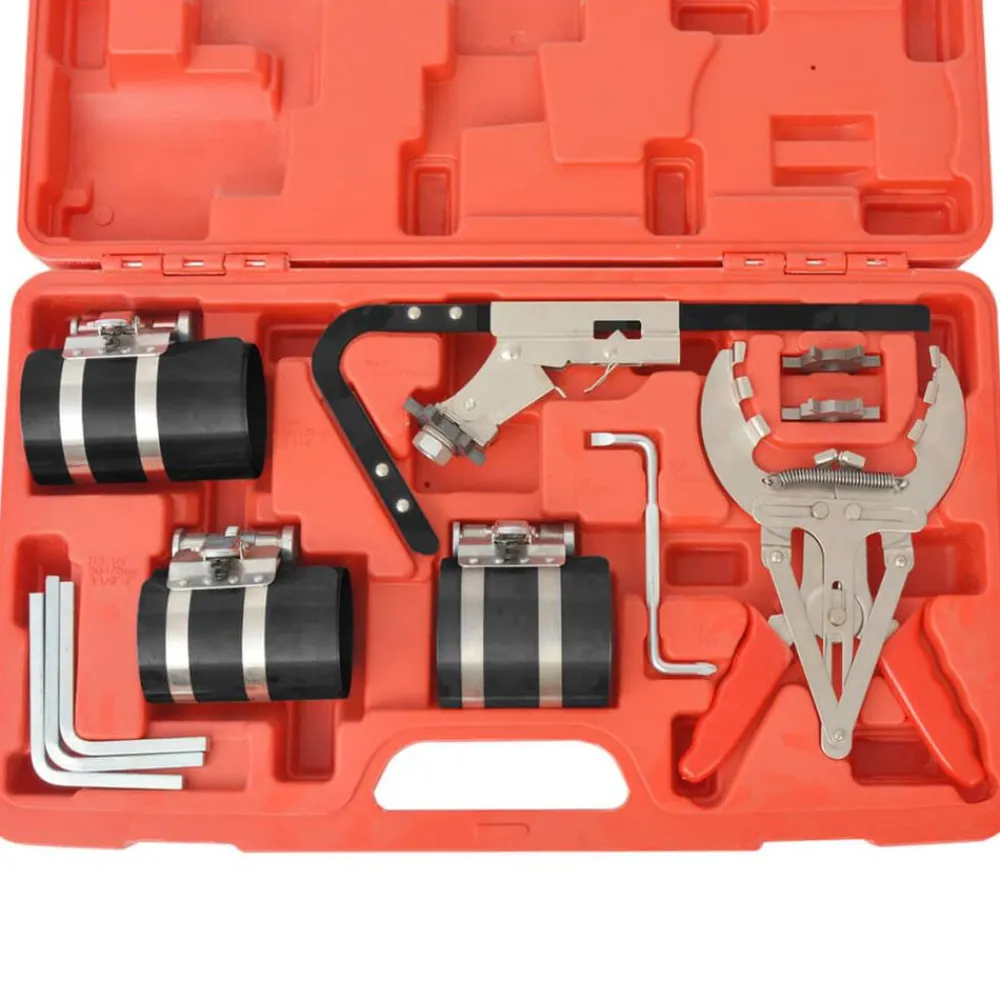 Equipement & Outils De Garage-vidaXL Kit d'outils d'entretien de segment de piston 11 pièces