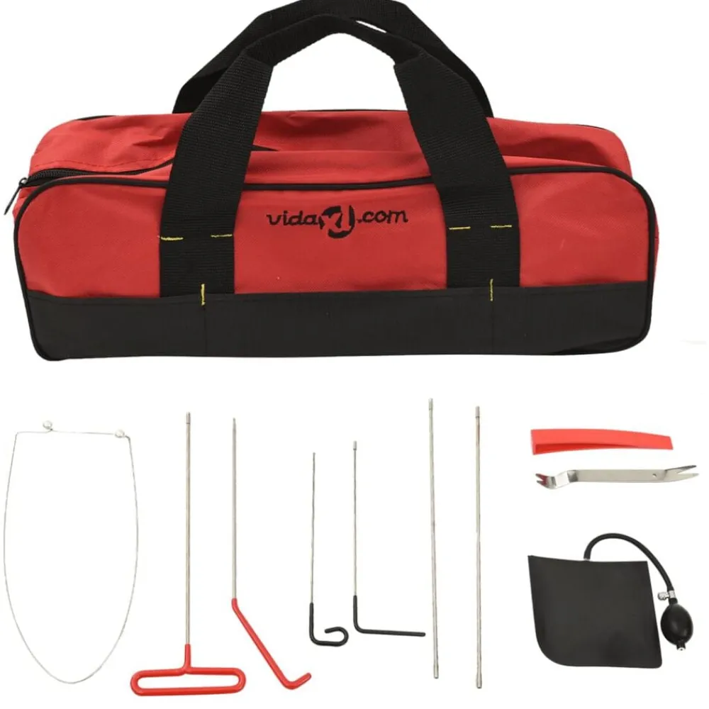 Equipement & Outils De Garage-vidaXL Kit d'outils pour ouvre-porte de voiture 11 pcs