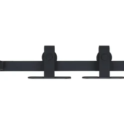 Accessoires De Quincaillerie-vidaXL Kit mini de porte d'armoire coulissante Acier au carbone 183 cm