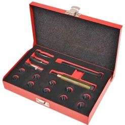 vidaXL Kit réparation filetage bougie de préchauffage 15 pcs M10x1,0mm