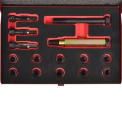 vidaXL Kit réparation filetage bougie de préchauffage 15 pcs M10x1,0mm