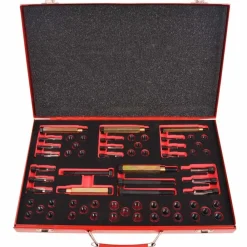 vidaXL Kit réparation filetage bougie préchauffage 63pcs M8 M9 M10 M12