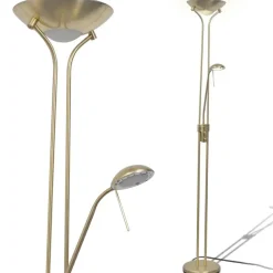 Luminaires-vidaXL Lampadaire à LED à éclairage réglable 23 W