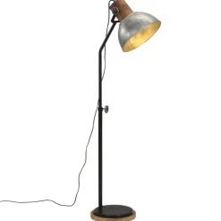 Luminaires-vidaXL Lampadaire 25 W vintage 30x30x100-150 cm E27 Argent