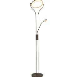 Luminaires-vidaXL Lampadaire 18 W argenté 180 cm variable