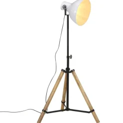 Luminaires-vidaXL Lampadaire 25 W 75x75x90-150 cm E27 Blanc