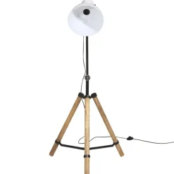 Luminaires-vidaXL Lampadaire 25 W 75x75x90-150 cm E27 Blanc