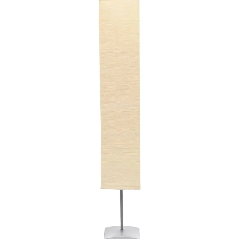 vidaXL Lampadaire avec support en acier 135 cm Beige