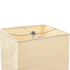 vidaXL Lampadaire avec support en acier 135 cm Beige