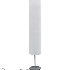 Luminaires-vidaXL Lampadaire avec support 121 cm Blanc E27