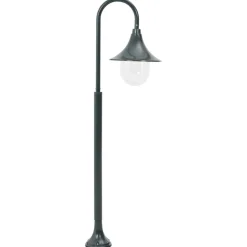 Luminaires-vidaXL Lampadaire de jardin E27 120 cm Aluminium Vert foncé
