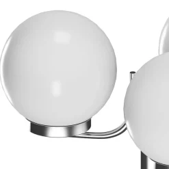 vidaXL Lampadaire de jardin 3 lampes 220 cm