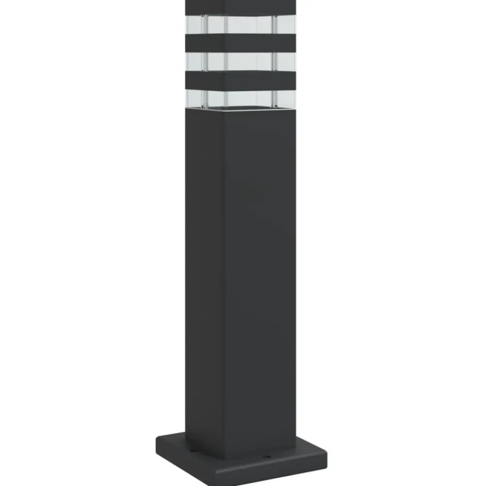 vidaXL Lampadaire d'extérieur noir 50 cm aluminium