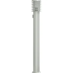Luminaires-vidaXL Lampadaire d'extérieur et sortie é 110cm acier inoxydable Argent
