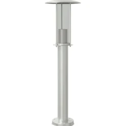 Luminaires-vidaXL Lampadaire d'extérieur é 60 cm acier inoxydable Argent