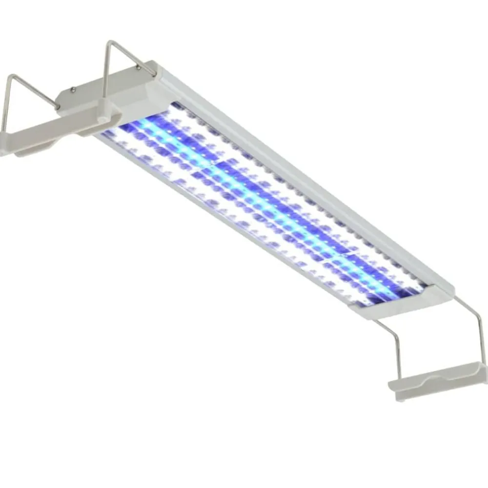 Articles Pour Animaux De Compagnie-vidaXL Lampe à LED pour aquarium 50-60 cm aluminium IP67