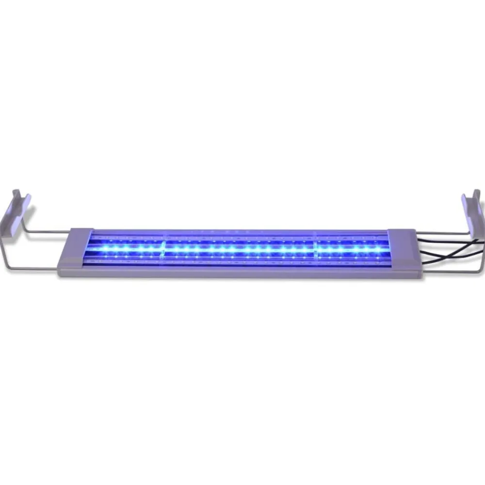 Articles Pour Animaux De Compagnie-vidaXL Lampe à LED pour aquarium 50-60 cm aluminium IP67