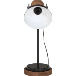 Luminaires-vidaXL Lampe de bureau 25 W 17x17x50 cm E27 Noir