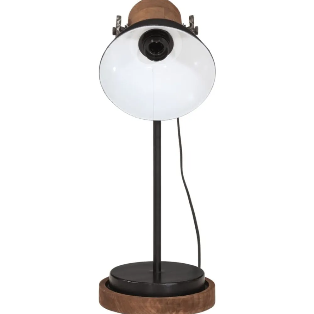 Luminaires-vidaXL Lampe de bureau 25 W 17x17x50 cm E27 Noir