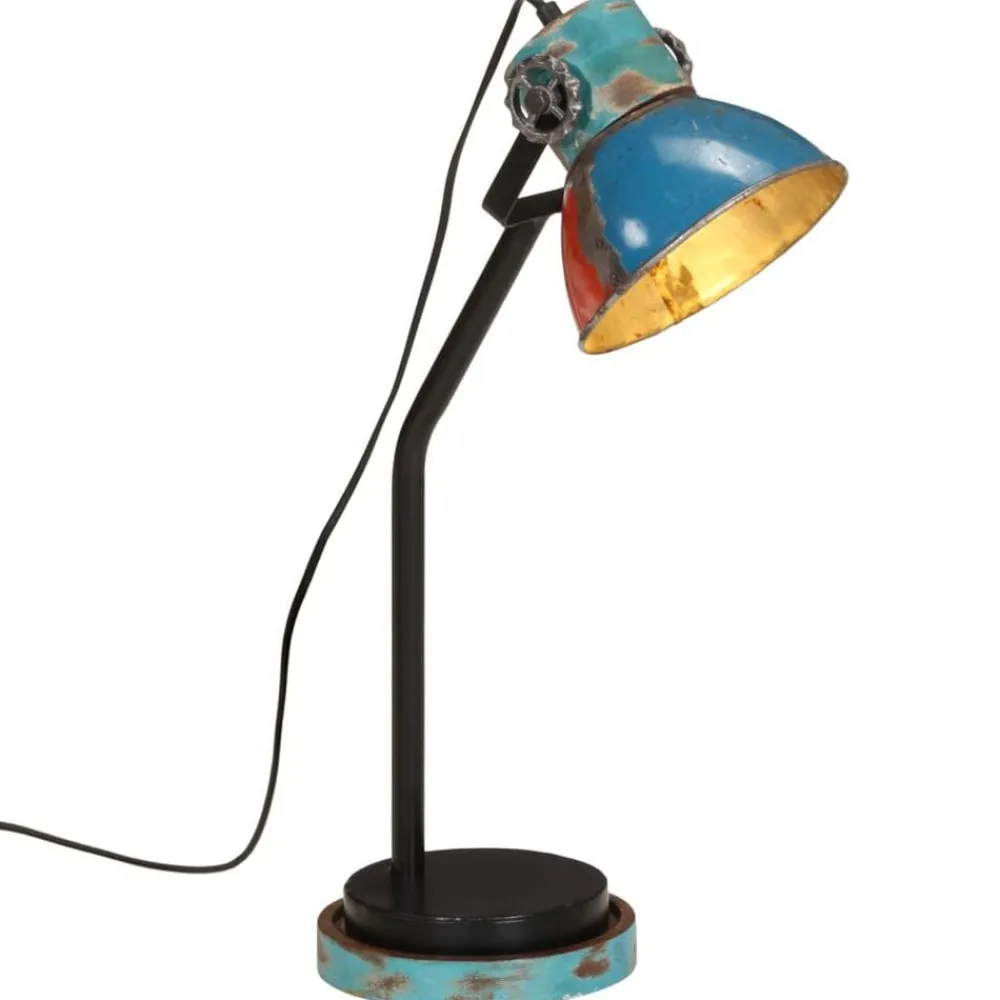 Luminaires-vidaXL Lampe de bureau 25 W 18x18x60 cm E27 Multicolore