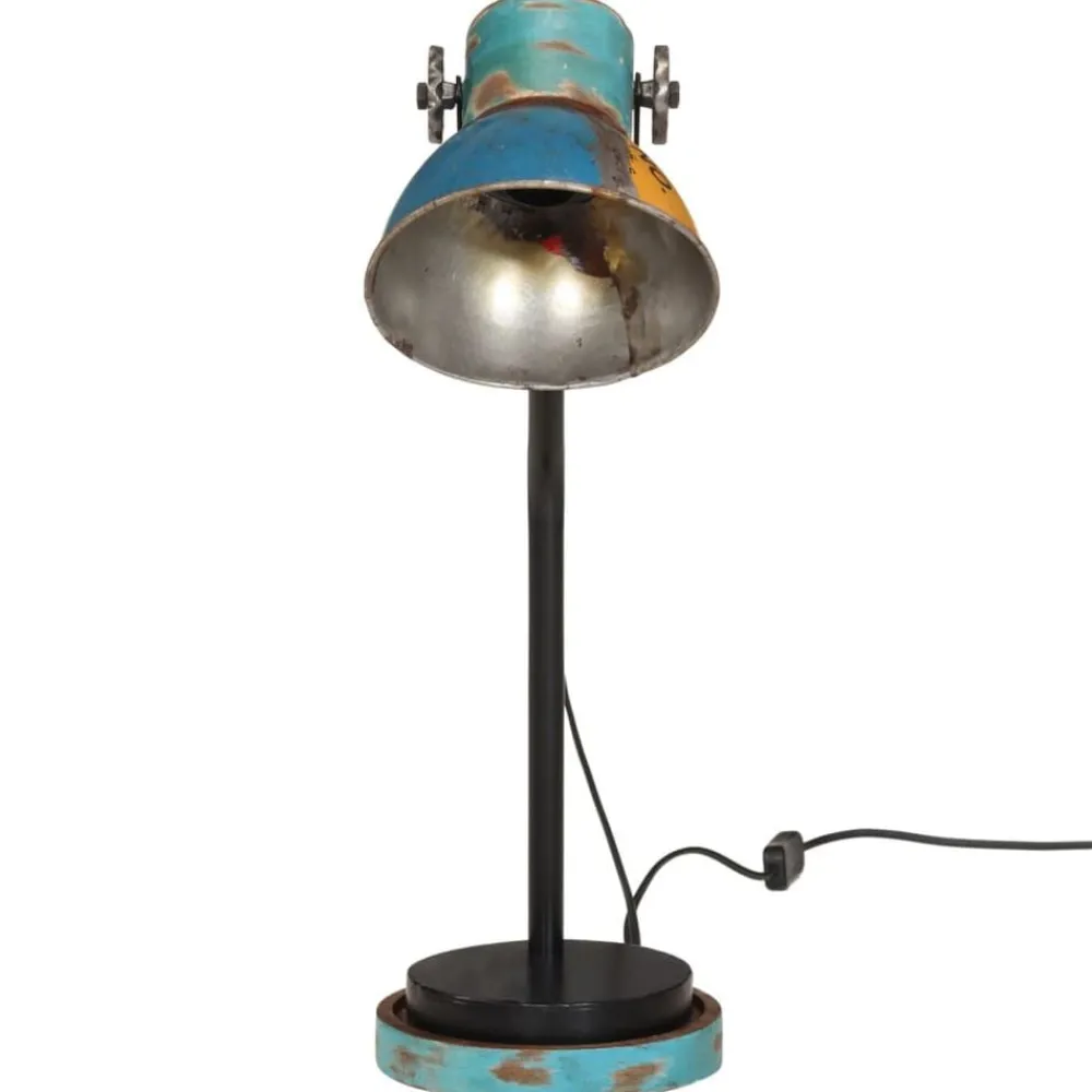 Luminaires-vidaXL Lampe de bureau 25 W 18x18x60 cm E27 Multicolore