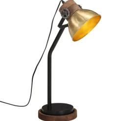 vidaXL Lampe de bureau 25 W antique 18x18x60 cm E27