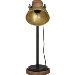 vidaXL Lampe de bureau 25 W antique 18x18x60 cm E27