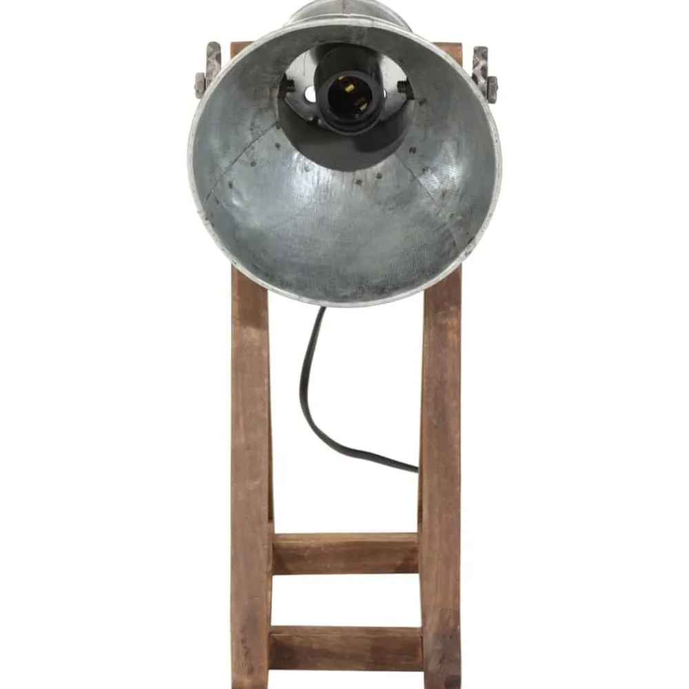 Luminaires-vidaXL Lampe de bureau 25 W vintage 30x17x40 cm E27 Argent
