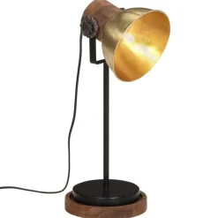 vidaXL Lampe de bureau 25 W antique 17x17x50 cm E27