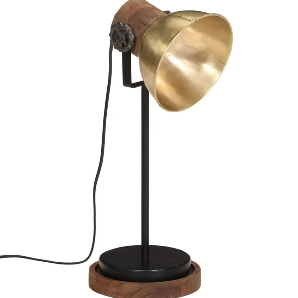 vidaXL Lampe de bureau 25 W antique 17x17x50 cm E27
