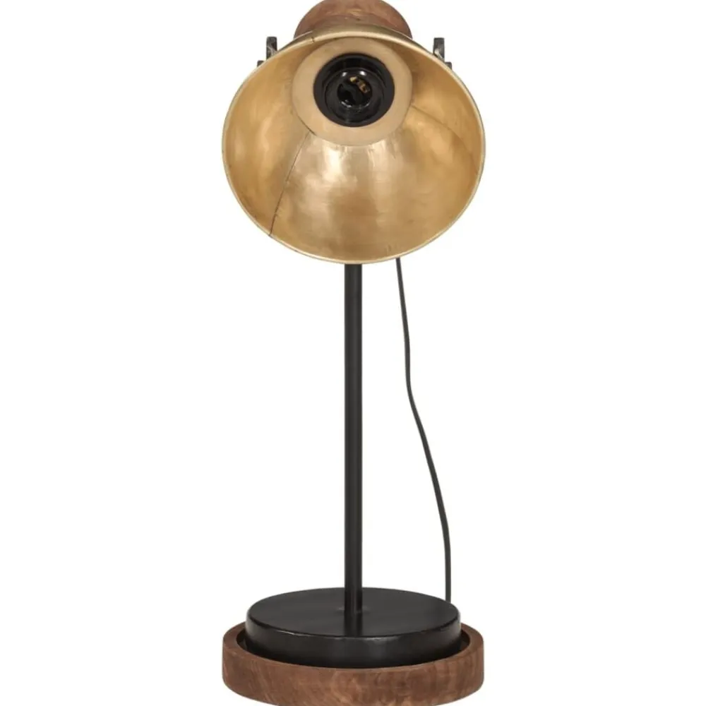 vidaXL Lampe de bureau 25 W antique 17x17x50 cm E27