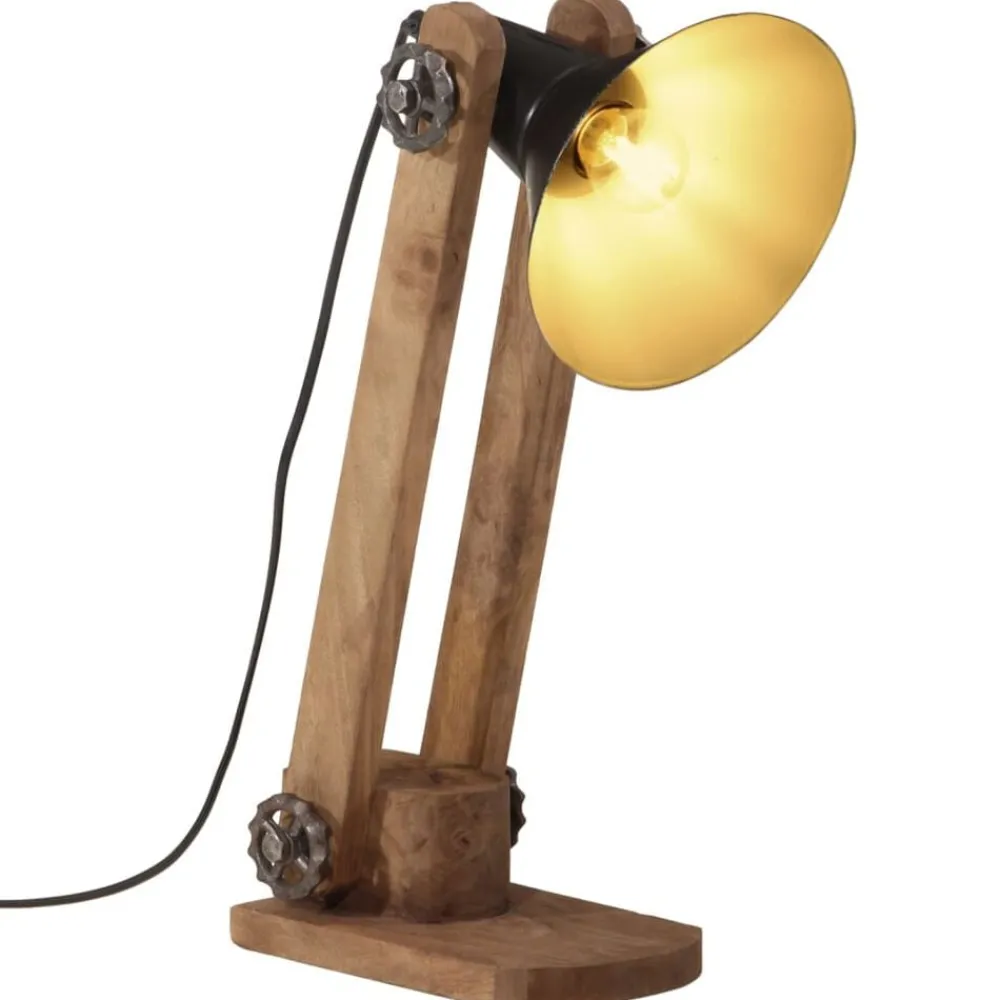 Luminaires-vidaXL Lampe de bureau 25 W 23x13x52 cm E27 Noir
