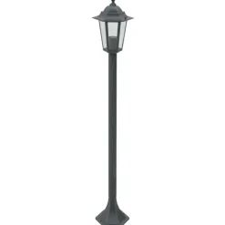 Luminaires-vidaXL Lampe de jardin à piquet 6 pcs E27 110 cm Aluminium Vert foncé