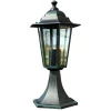 Luminaires-vidaXL Lampe de jardin Vert foncé/Noir Aluminium