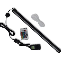 vidaXL Lampe LED de bulles d'aquarium RVB 48 cm