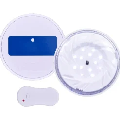 Piscine & Spa-vidaXL Lampe LED flottante submersible de piscine avec télécommande Blanc