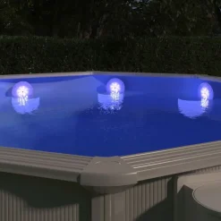 Piscine & Spa-vidaXL Lampe LED flottante submersible de piscine avec télécommande Blanc