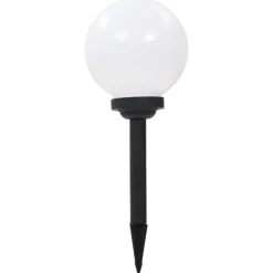 vidaXL Lampe LED sphérique solaire d'extérieur 3 pcs 20 cm RVB